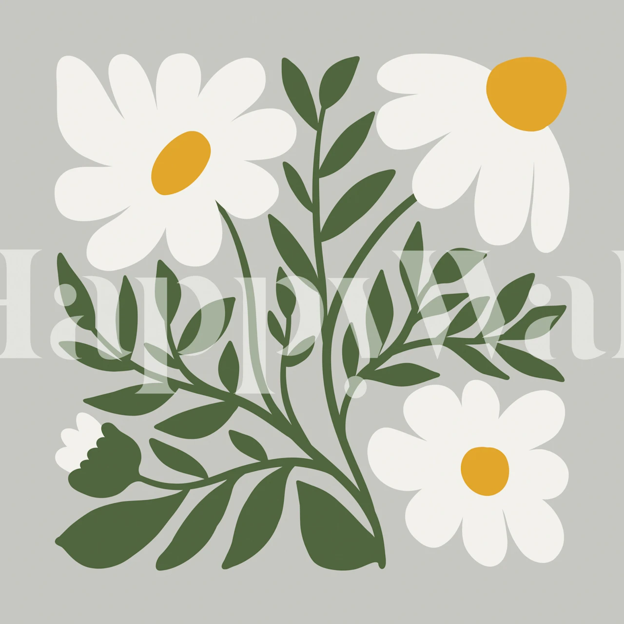 Charming Floral Bloom esposto in una stanza