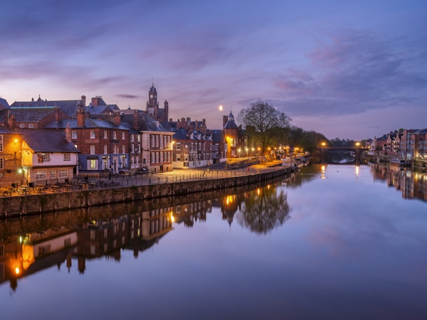 Sunset Over York’s Riverbanks