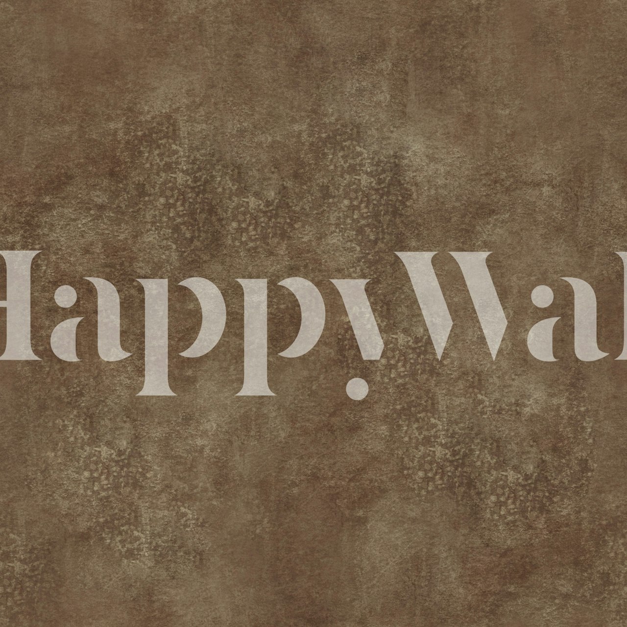 Tapeta Mottled Mood - Mink vystavená v místnosti