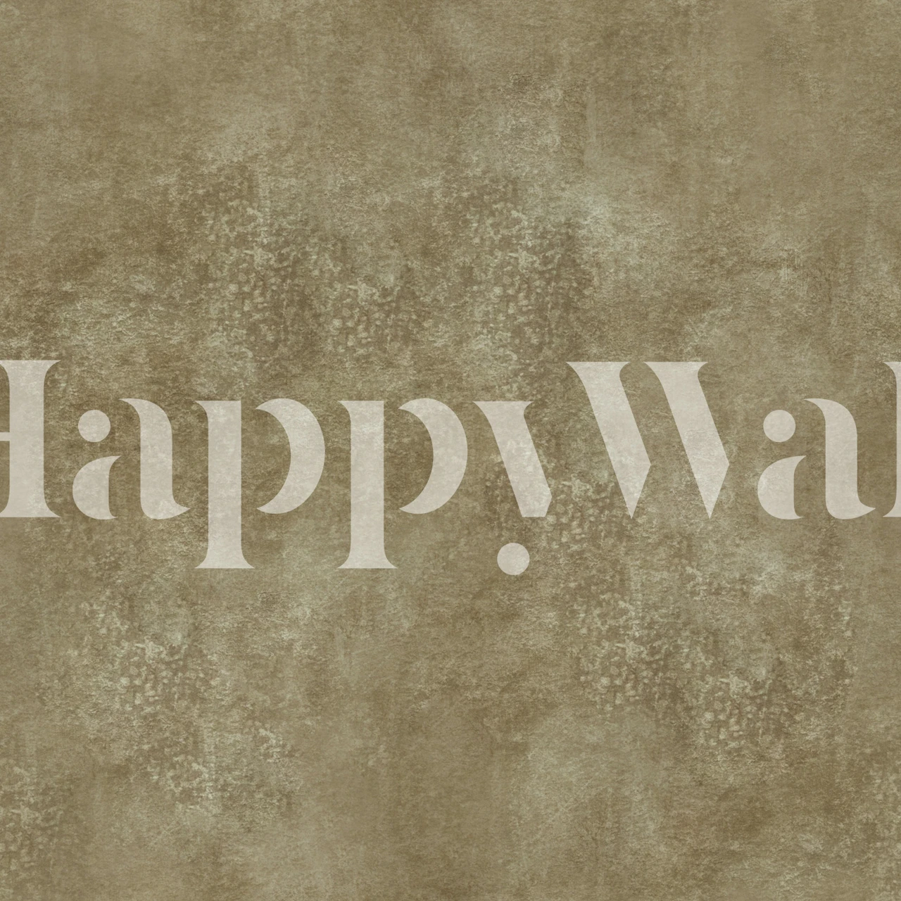 Mottled Mood - Ochre papel pintado en una habitación