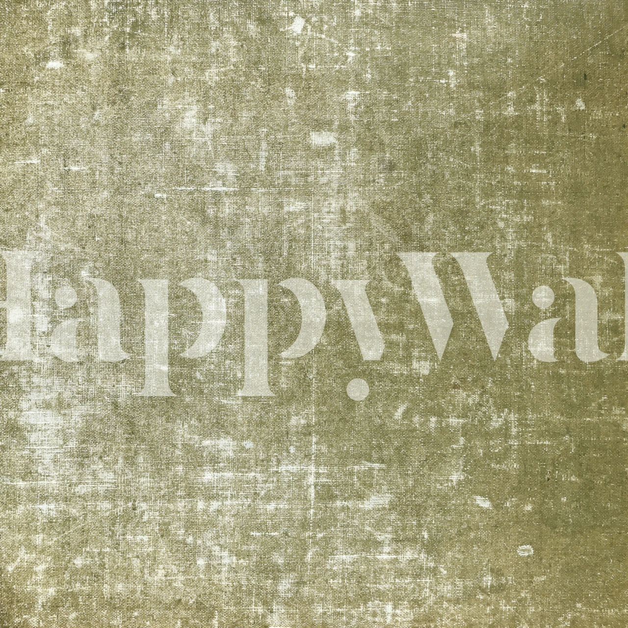 Antique Linen - Olive tapet i ett rum