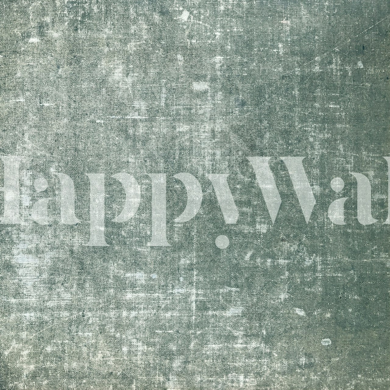 Antique Linen - Teal wallpaper in a room