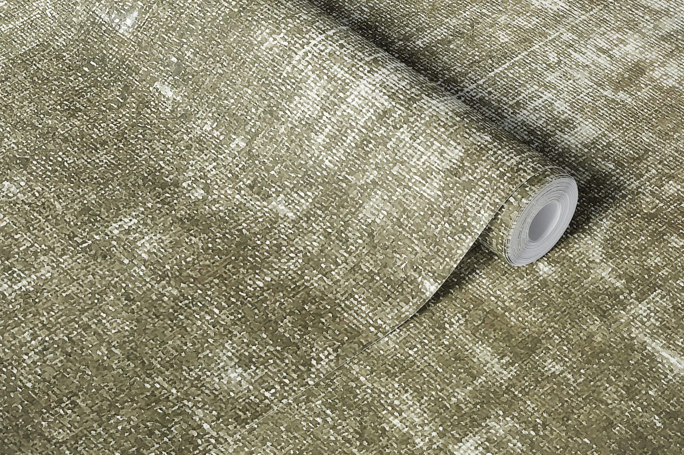 Antique Linen - Khaki wallpaper roll
