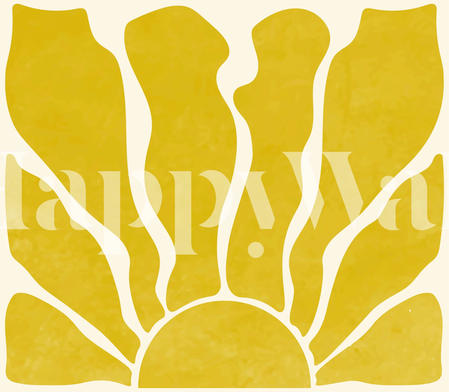 Sunlit Horizon wallpaper in a room