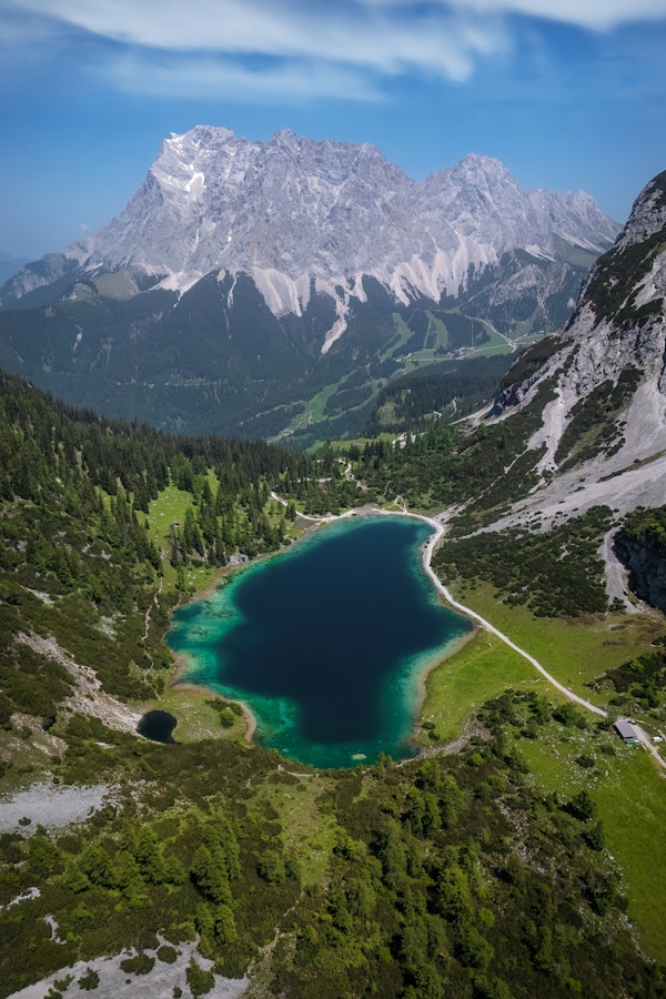 Seebensee and Zugspitze