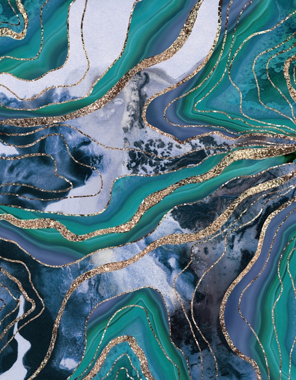Liquid Marble Agate Glam 7