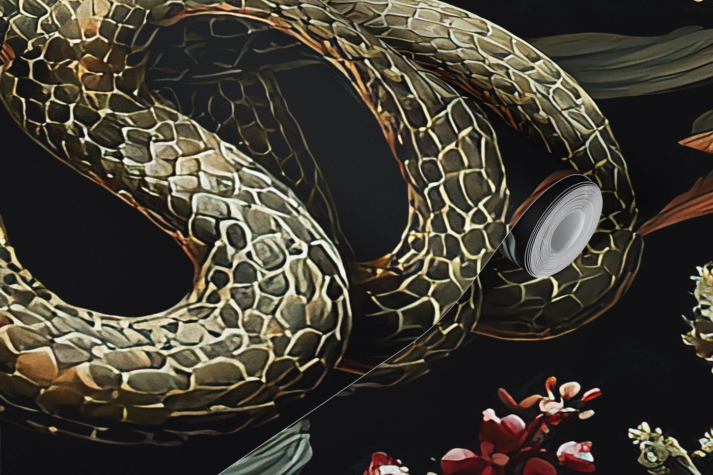 Dark Garden Mystique wallpaper roll