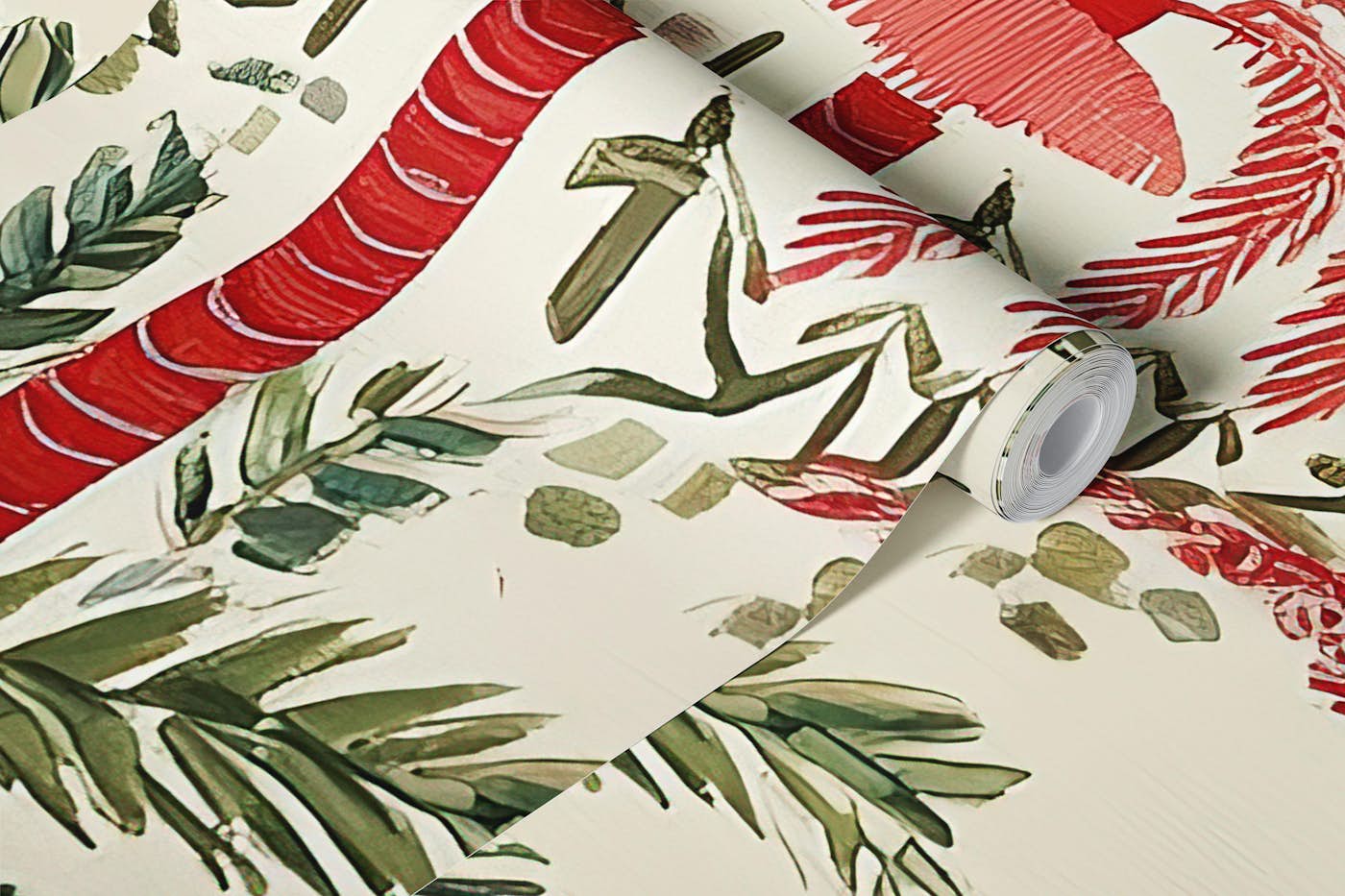 Tropical Oasis Deco wallpaper roll