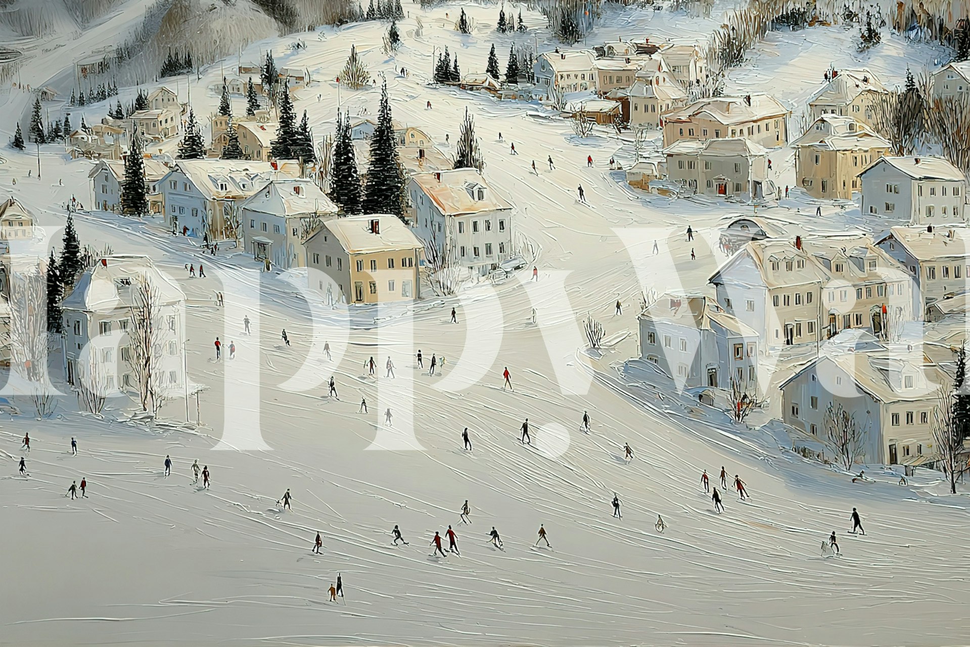 Winter Haven-tapet i et koselig rom