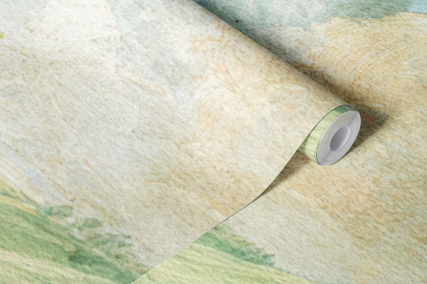 Lush Vintage Woodland Landscape wallpaper roll