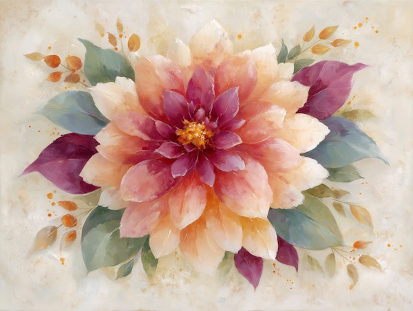 Blossoming Elegance Watercolor
