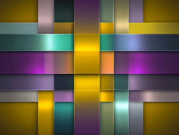 Abstract Yellow Magenta Harmony