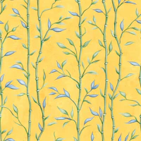 Bamboo Song Painting Yellow tapety