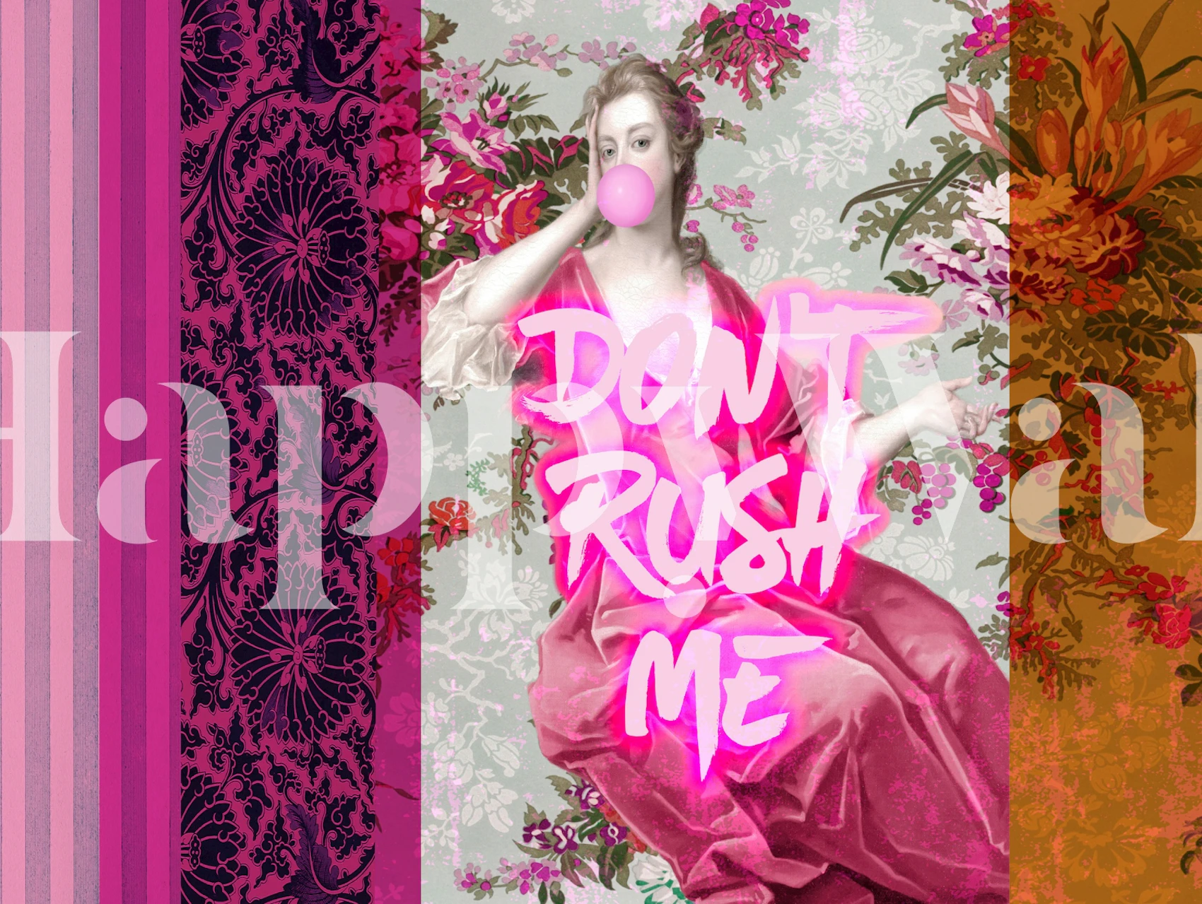 Sassy Regal Mix Tapete in einem stilvollen Raum