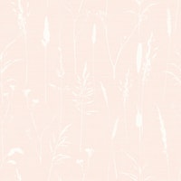 wild grasses - peach pink behang