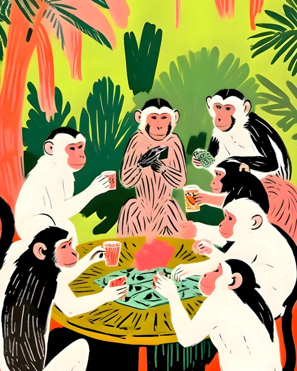 Monkey Poker Royal Flush