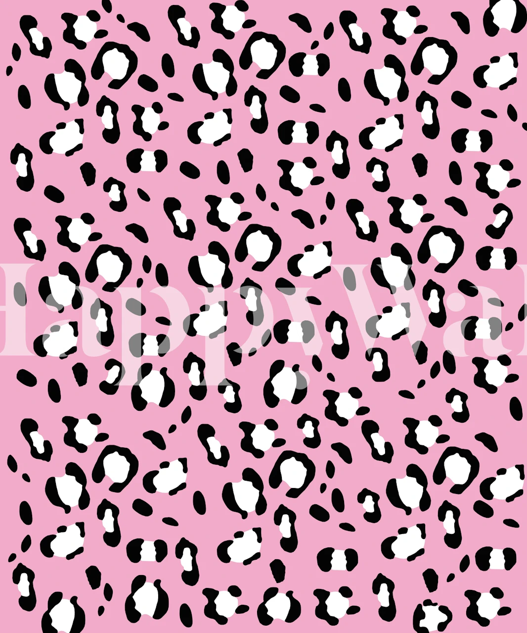 Leopard animal print tapetti tyylikkäässä huoneessa