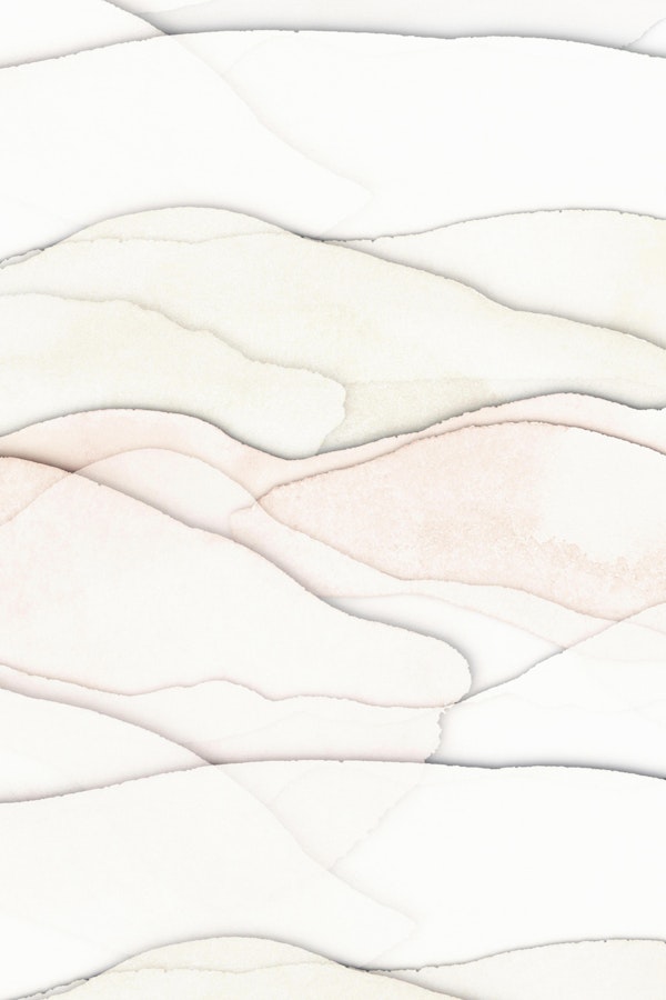 Layered Landscape Waves Blush Beige