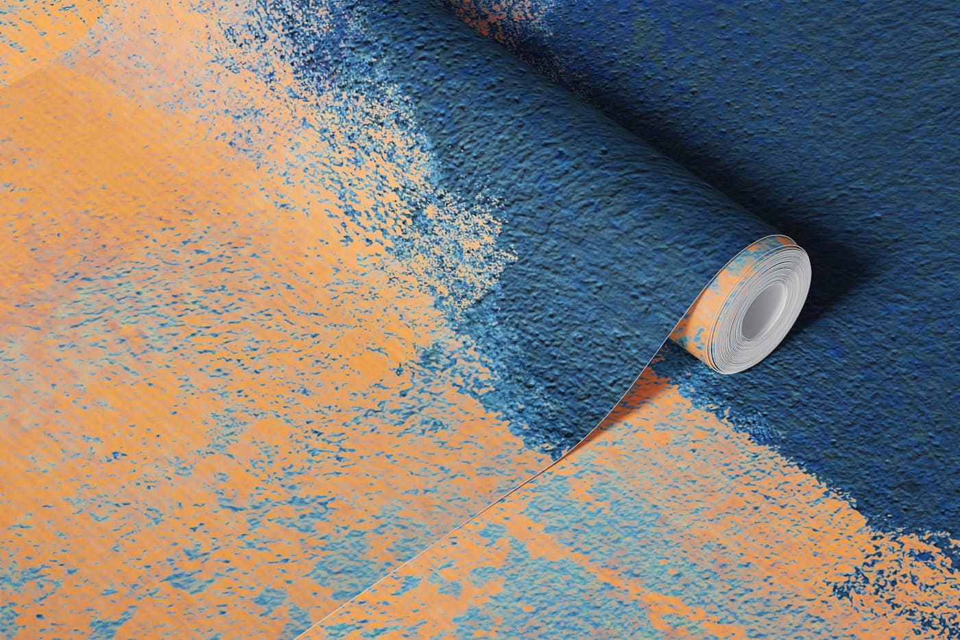 Summer Beach Abstract | Expressive Coastal wallpaper roll