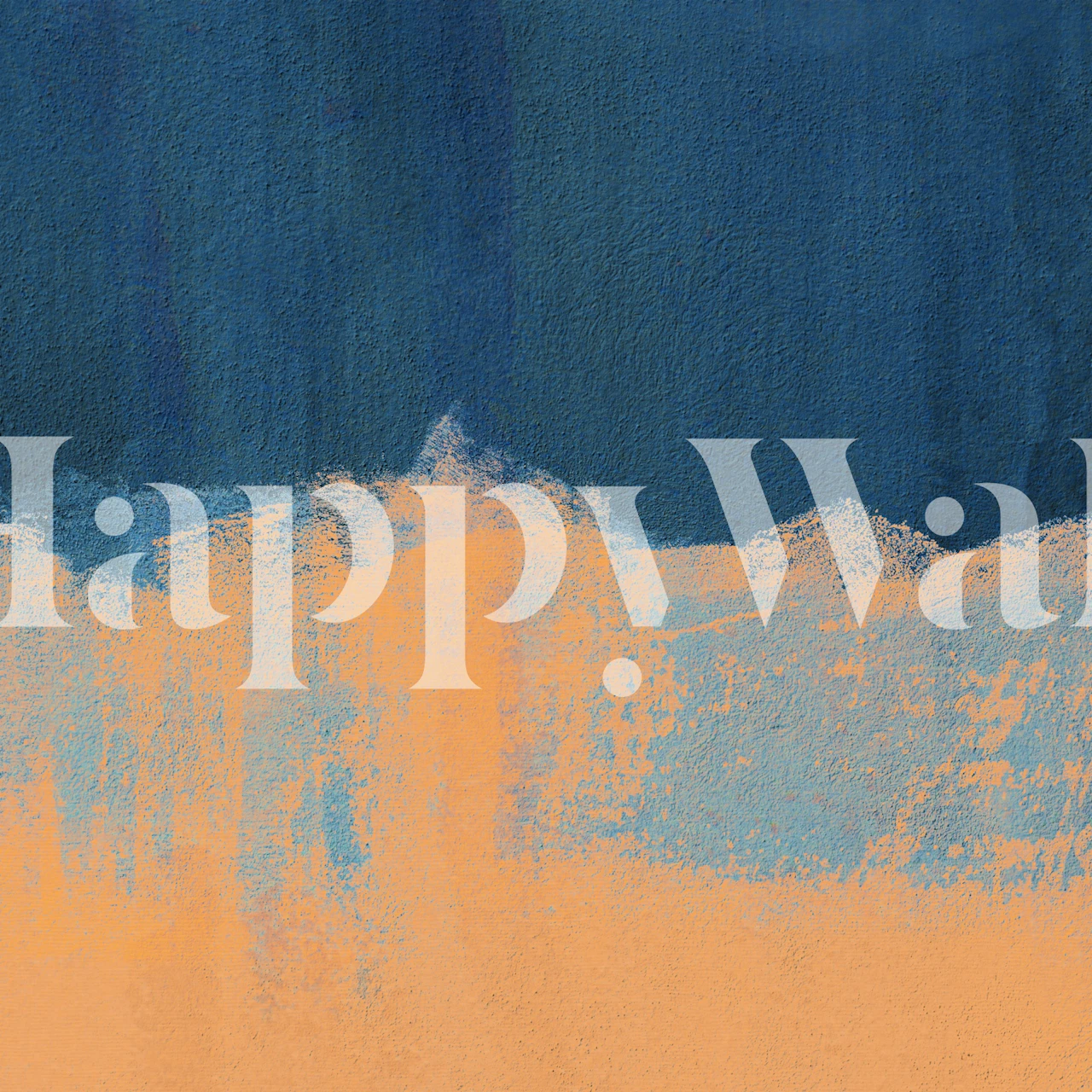 Summer Beach Abstract wallpaper in a room