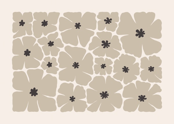 Neutral Floral Elegance - Flower Market