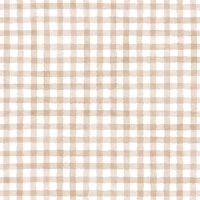 Beige Farmhouse Watercolor Gingham tapet