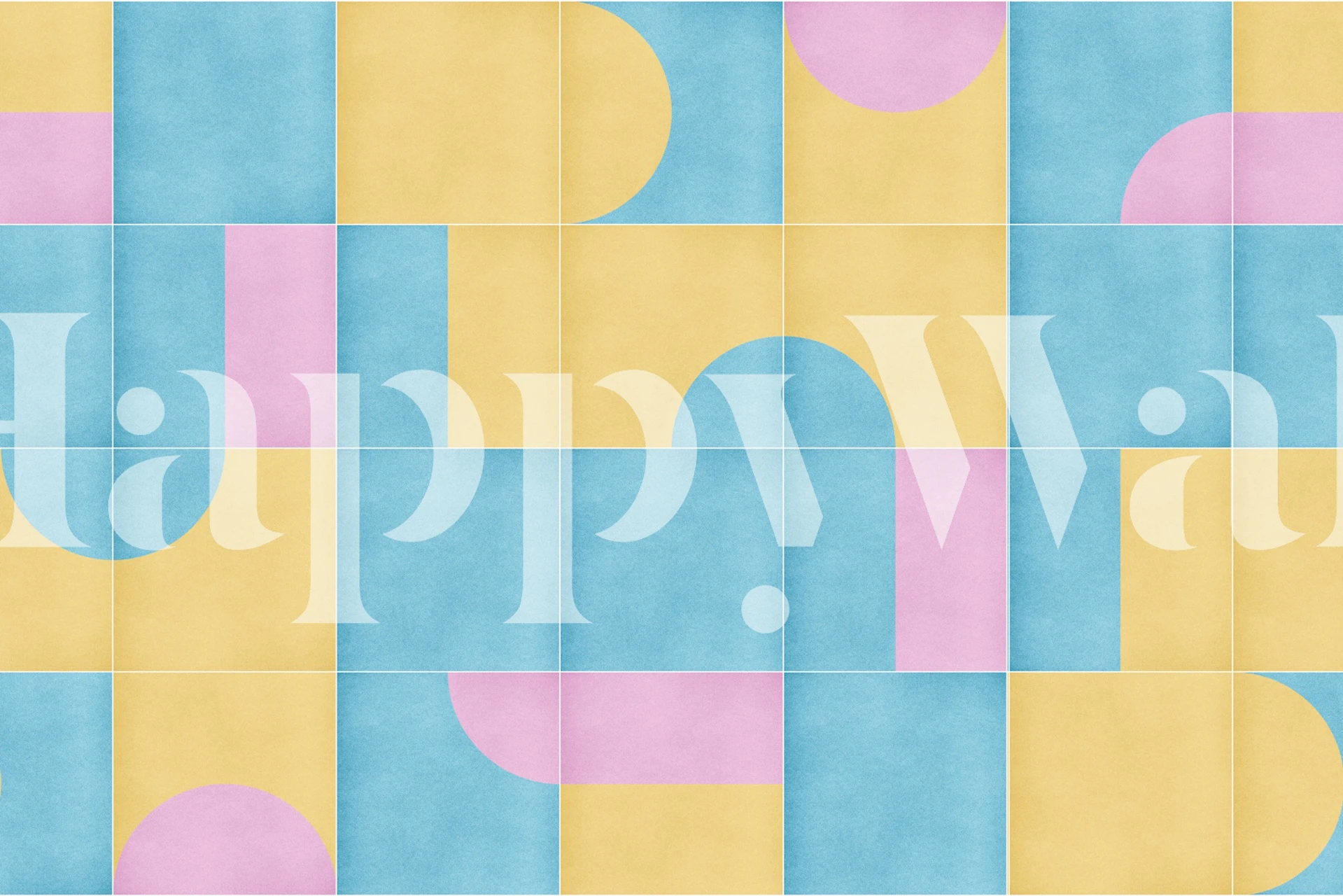 Diseño de papel tapiz Retro Tiles 12