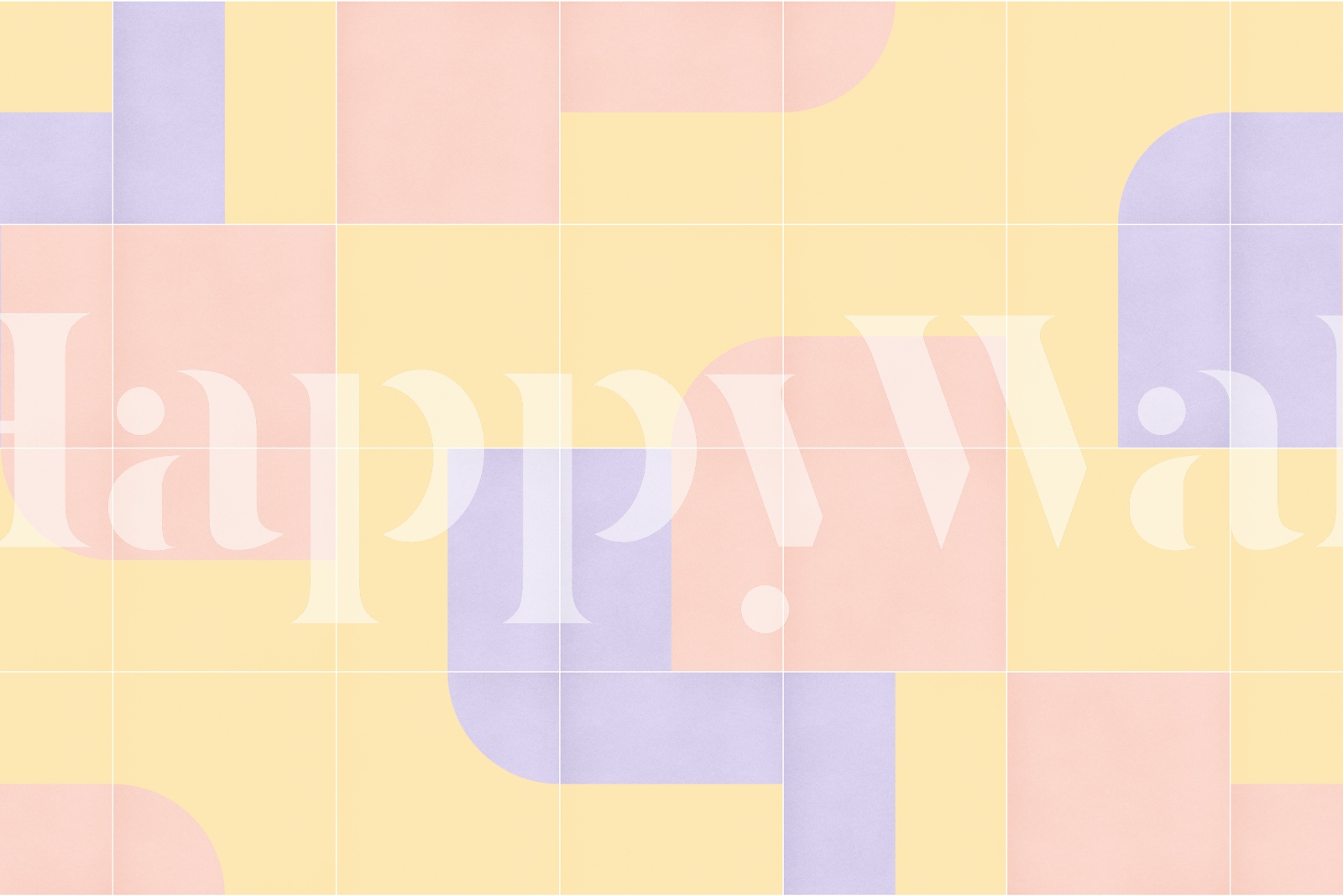 Retro Tiles 16 Wallpaper | happywall.com
