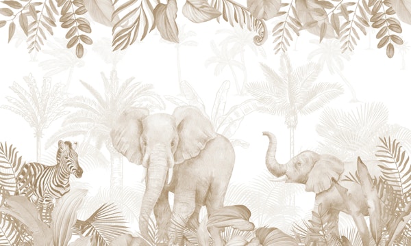 Calming Wildlife Forest Scene