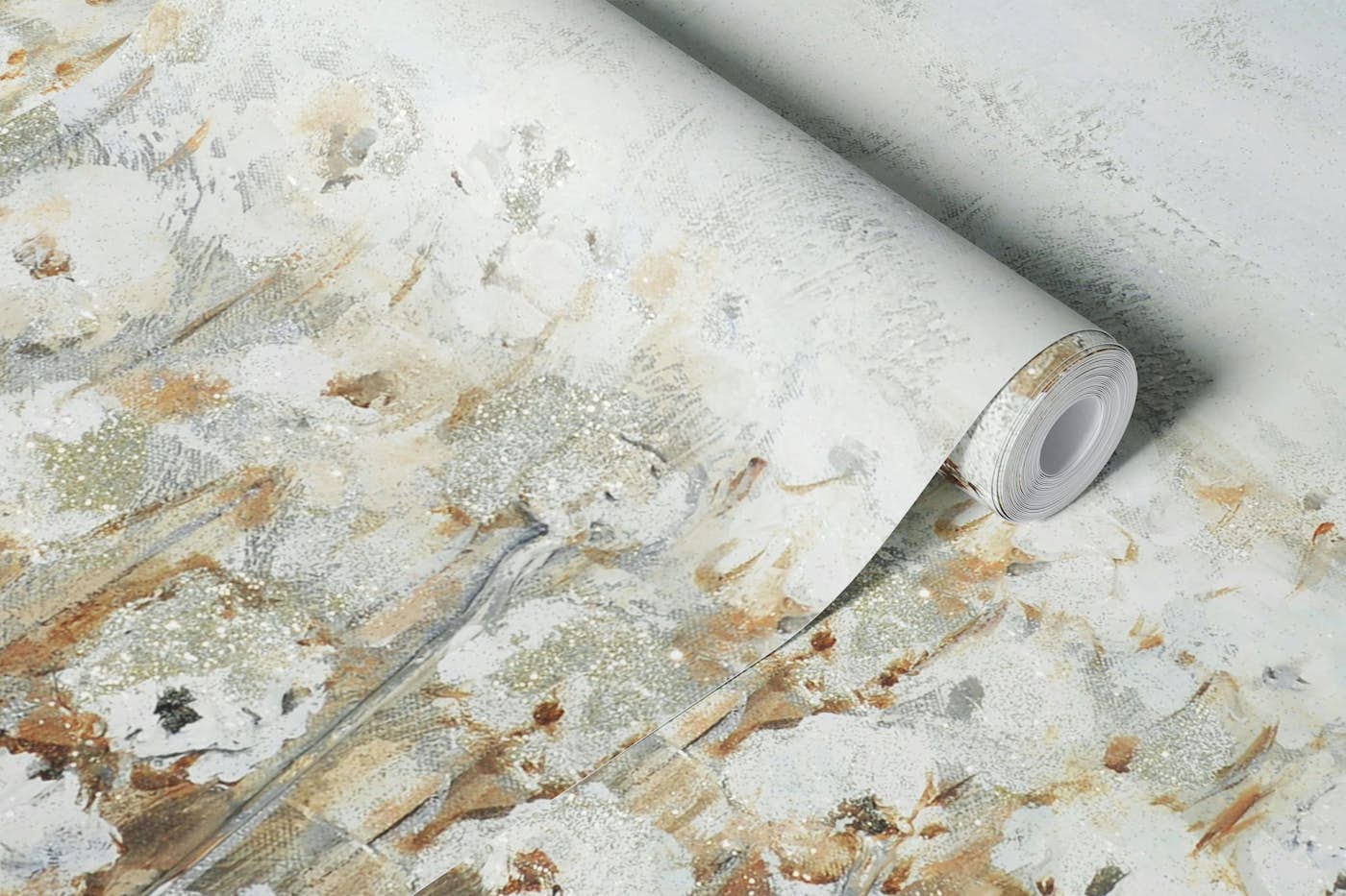 Elegant Floral Canvas Art wallpaper roll
