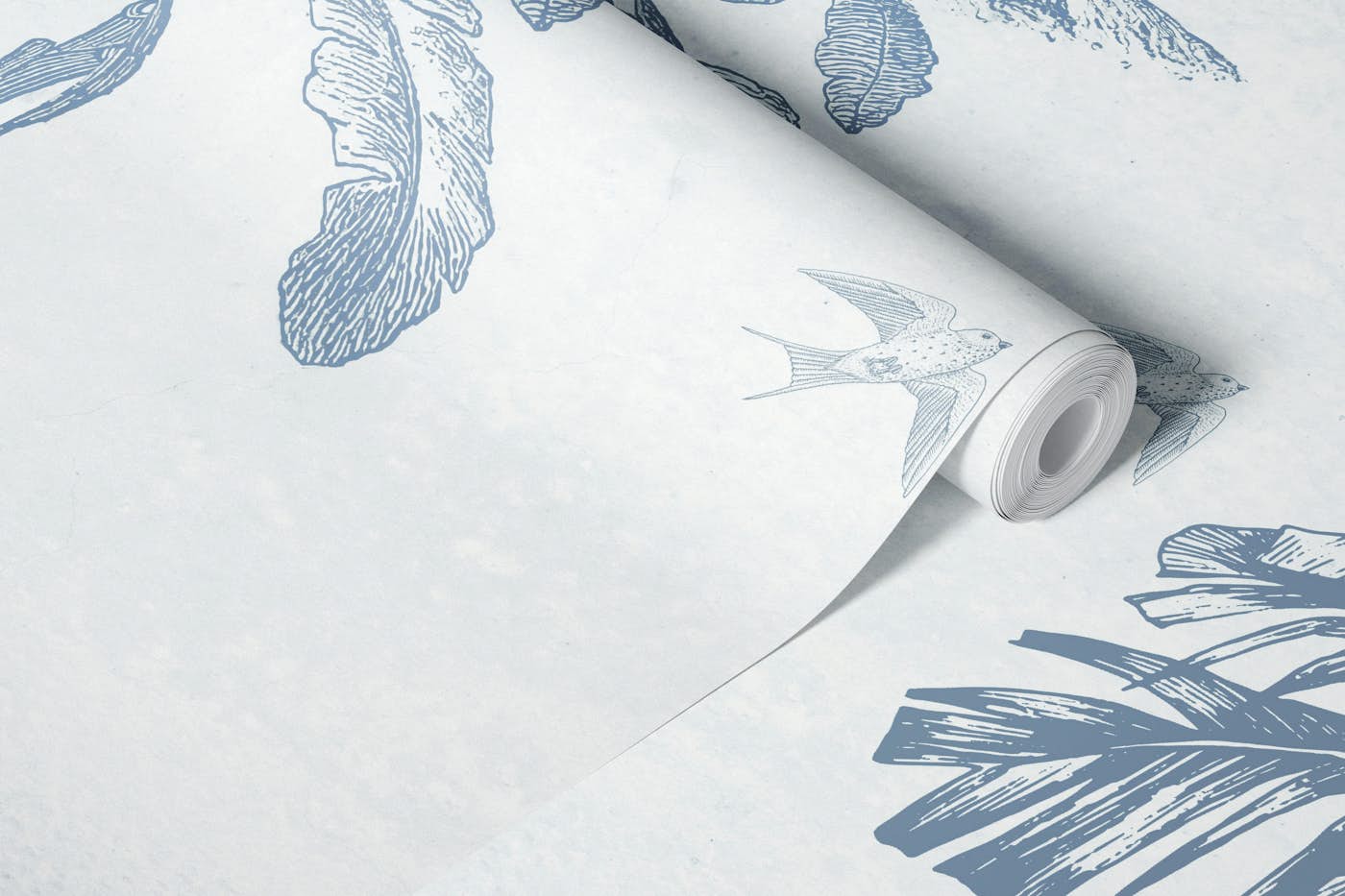 Vintage Tropical Banana Design wallpaper roll