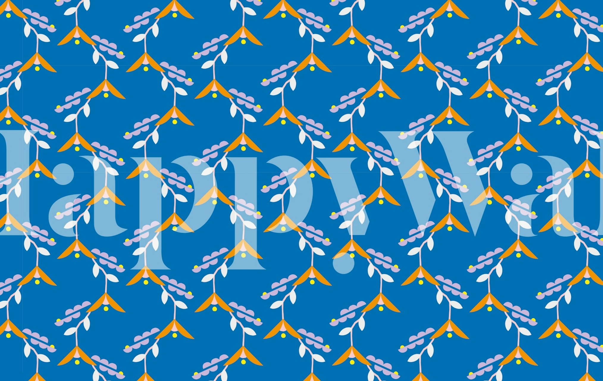 Papercut Magical Night papier peint dans une pièce