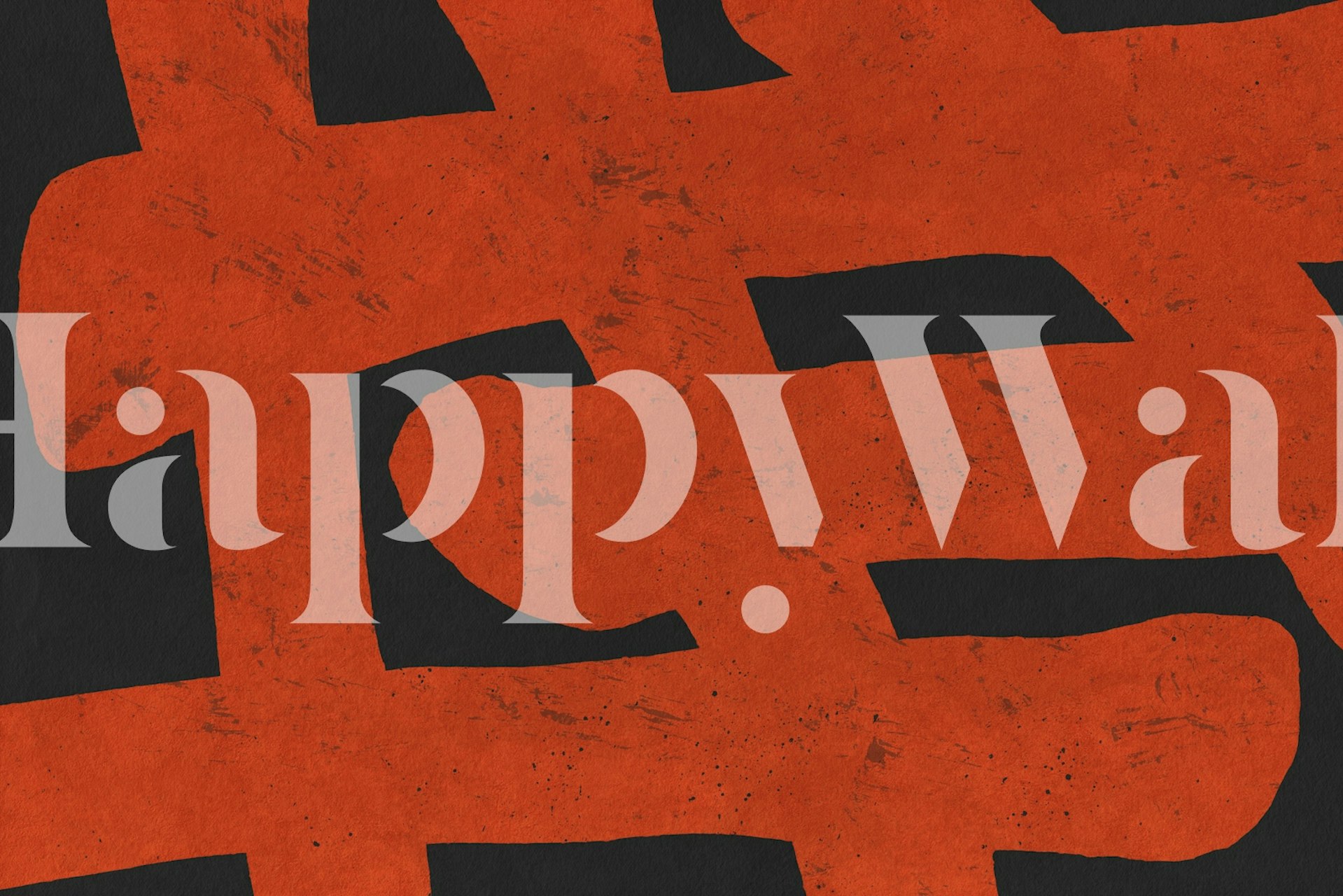 Vibrant Red Brush Strokes ταπετσαρία σε ένα δωμάτιο