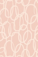 Blush Pink Circles - Interlocking Loops tapet