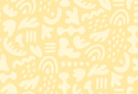 Organic Shapes Butter Yellow wallpaper