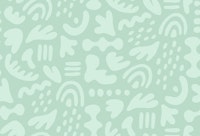 Organic Shapes Mint wallpaper