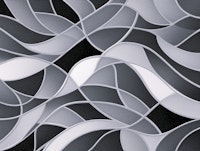 Monochrome Wave Design ταπετσαρία