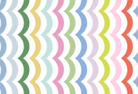Vertical Scallop Waves - colorful tapeet