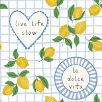 La Dolce Vita Lemons tapet