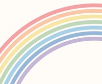 Rainbow Arc Pastel Multicolor ταπετσαρία