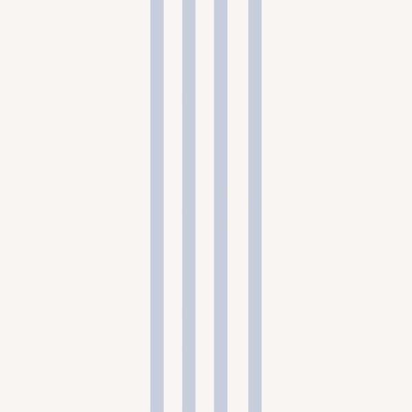 Calm Nautical Coastal Blue Stripes