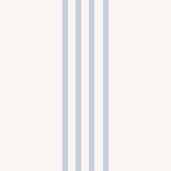 View of Calm Vertical Coastal Blue Stripes Wallpaper