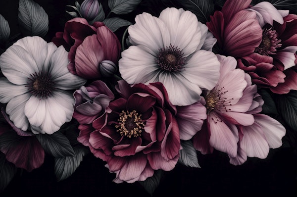 Twilight Floral Symphony Pink Opulence