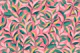 Botanical Paint on Pink Background