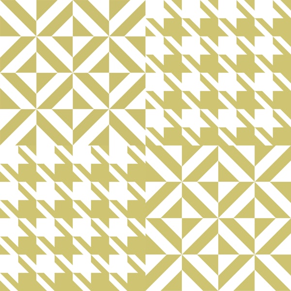 Vintage Gold Geometry