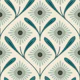 Fresh Daisy Blooms in Teal - S