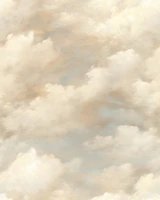 Pastel Cream Cloud Dreamscape tapete
