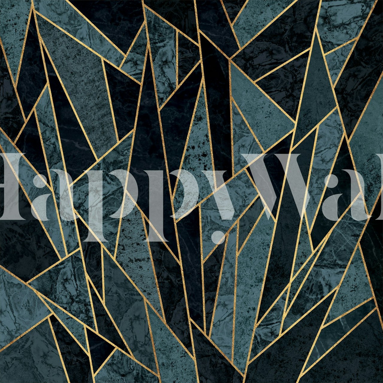 Cracked Nordic Ice wallpaper in a room