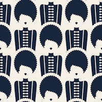 Vintage Chic Ladies Silhouettes Black & White wallpaper