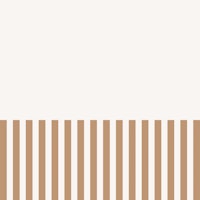 Tan caramel half wall vertical stripes carta da parati